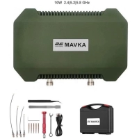 Тридіапазонна активна спрямована антена 2E MAVKA Green N-type для DJI, AUTEL(V2), FPV