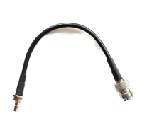 Адаптер ВЧ QMA-female в N-female кабель RG58 20 см