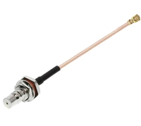 Адаптер ВЧ QMA-female to u.FL (IPEX1-type ) кабель RG178 15 см