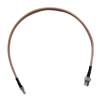 Адаптер ВЧ QMA-female в N-female кабель RG400 50 см
