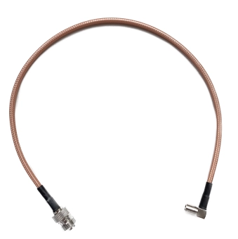 Адаптер ВЧ QMA-male в N-female кабель RG400 50 см