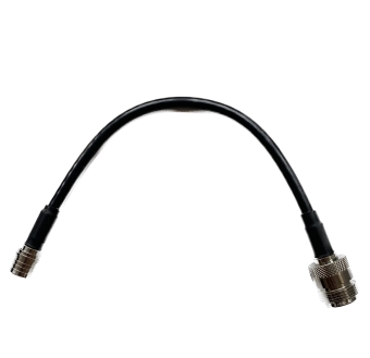 Адаптер ВЧ QMA-male в N-female кабель RG58 20 см