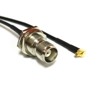 Адаптер ВЧ TNC-female to MMCX male, кабель 15 см RG174