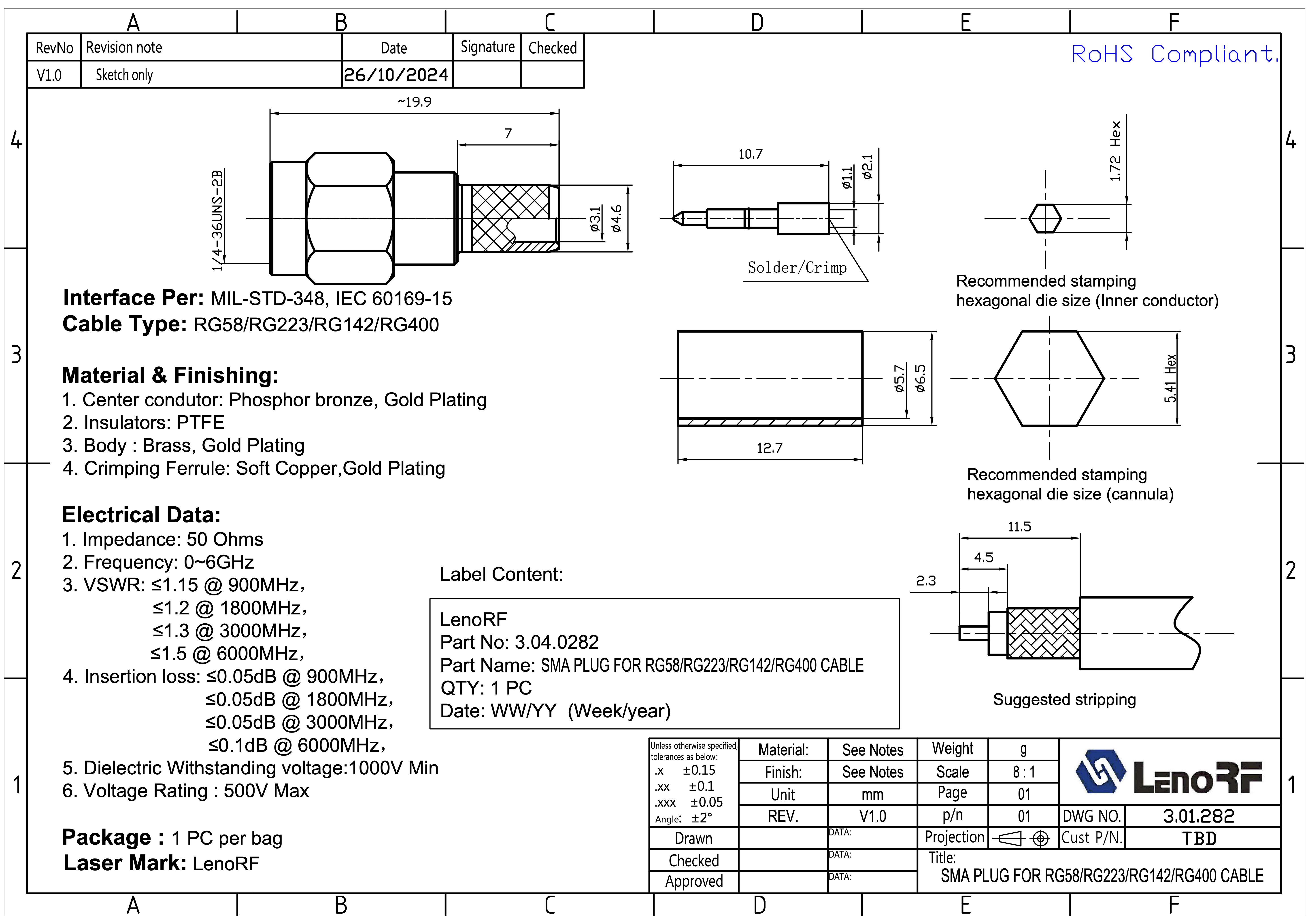 3.01.282-SMA-PLUG-FOR-RG58-RG223-RG142-RG400-CABLE
