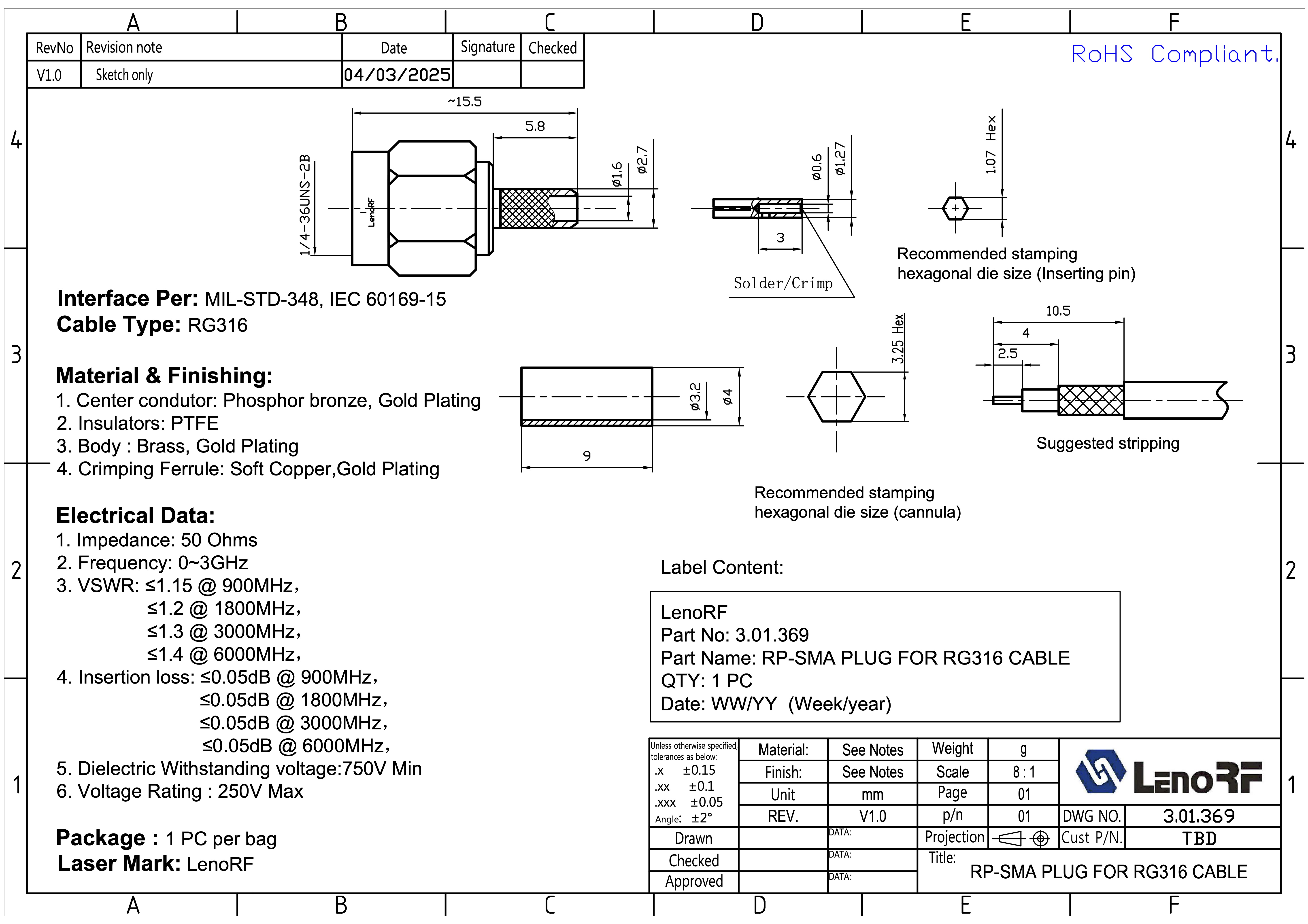 3.01.369-RP-SMA-PLUG-FOR-RG316-CABLE