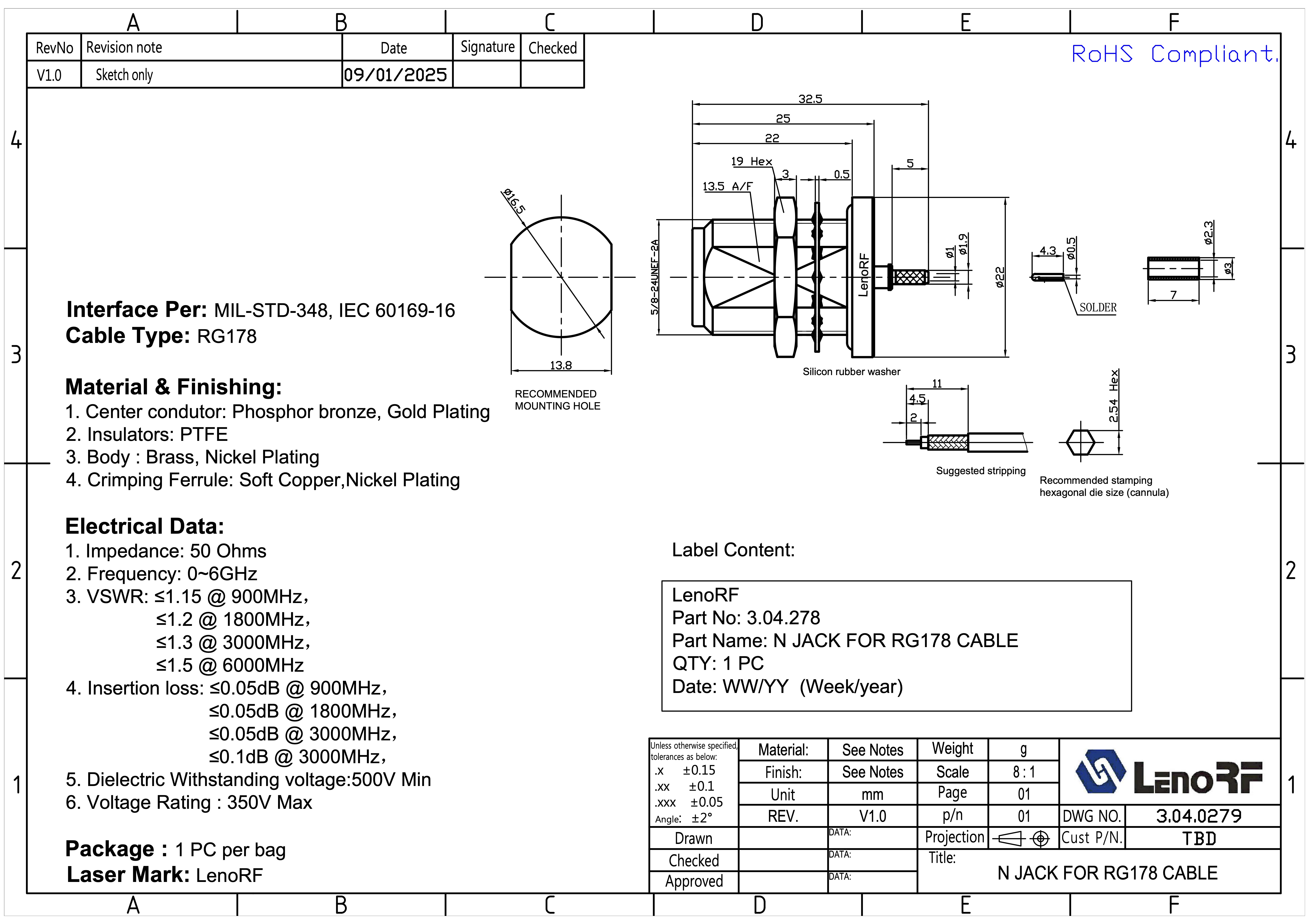 3.04.0279-N-JACK-FOR-RG178-CABLE