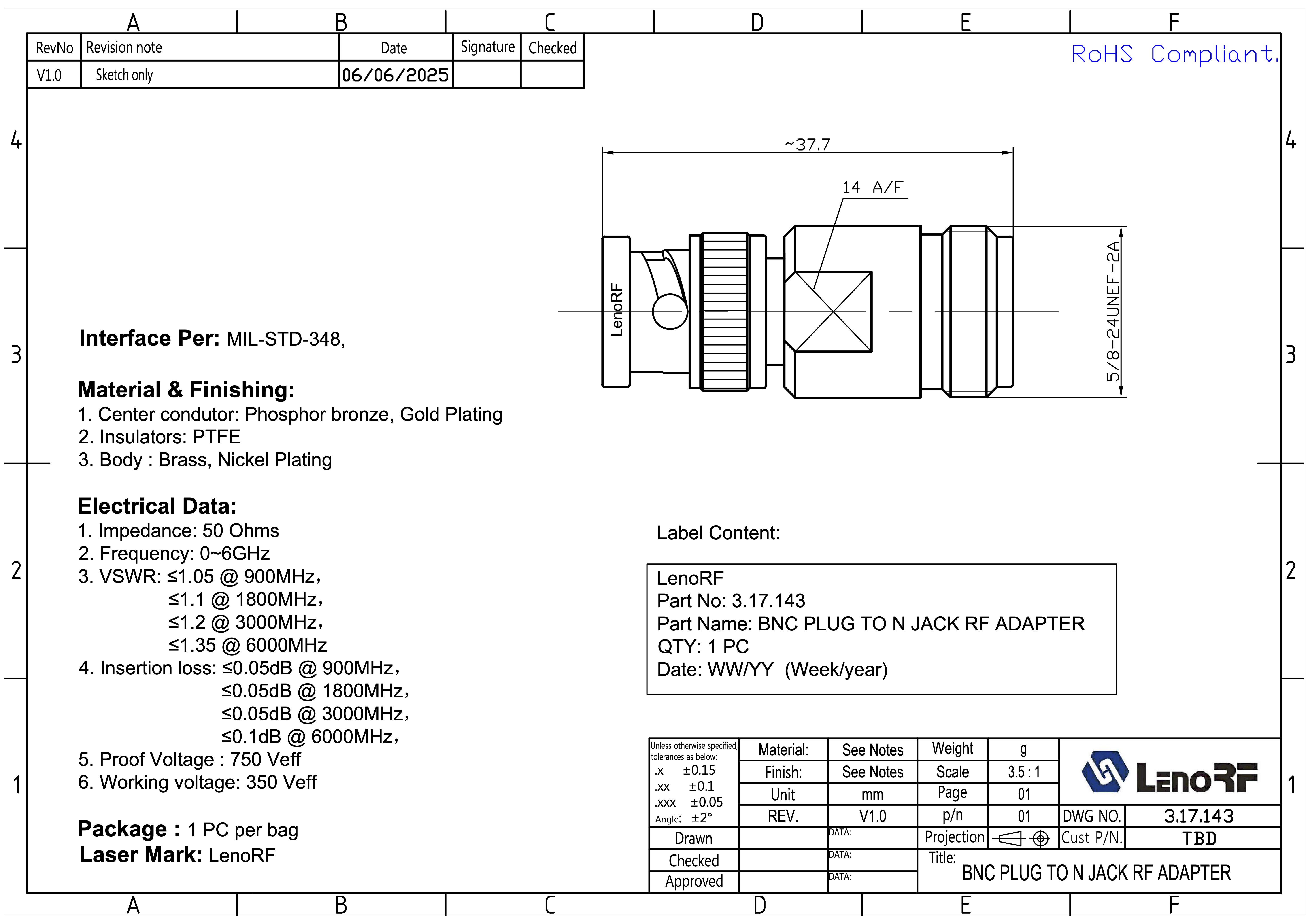 3.17.143-BNC-PLUG-TO-N-JACK-RF-ADAPTER