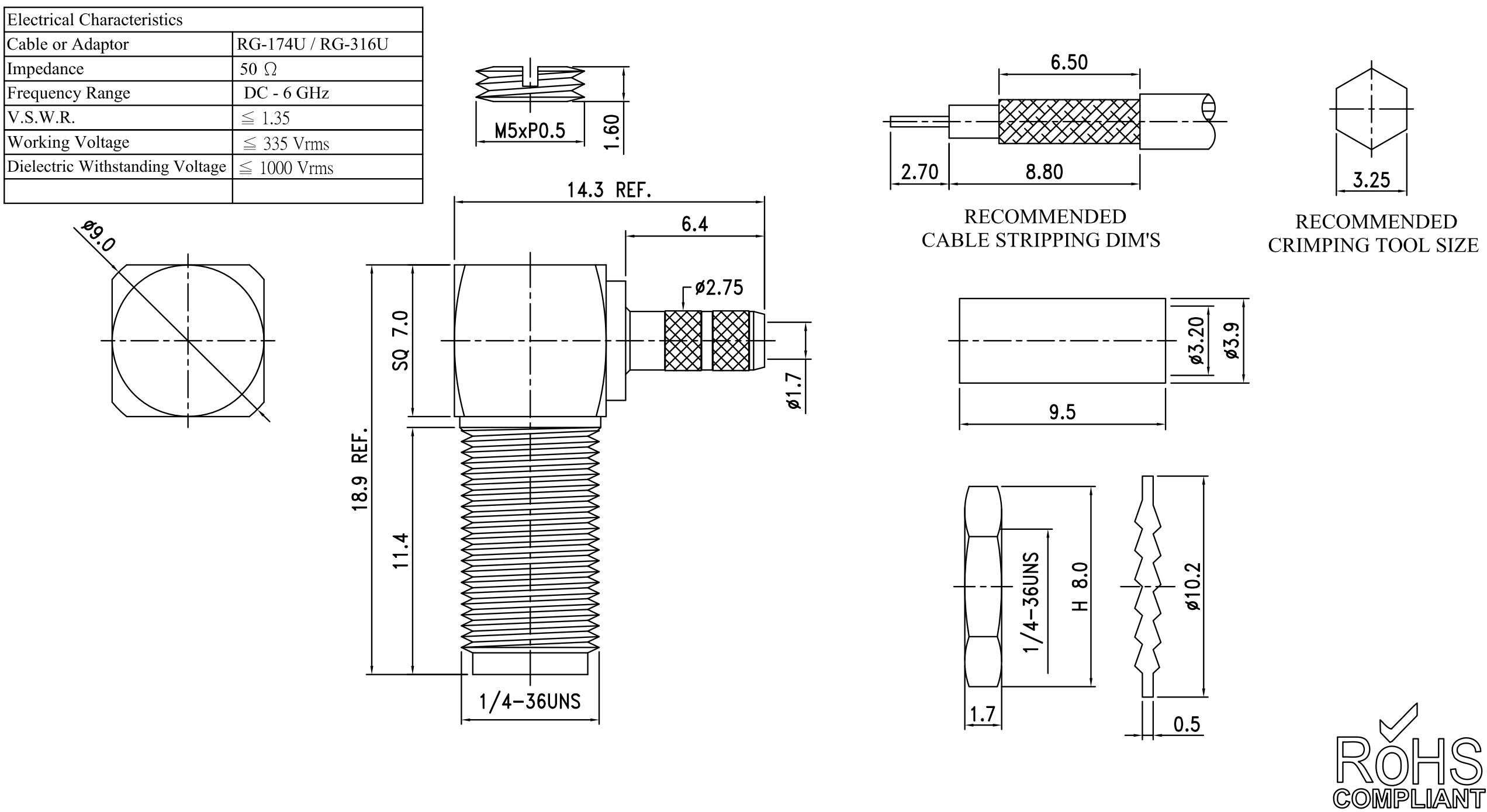 SMA-32L-9-TGG