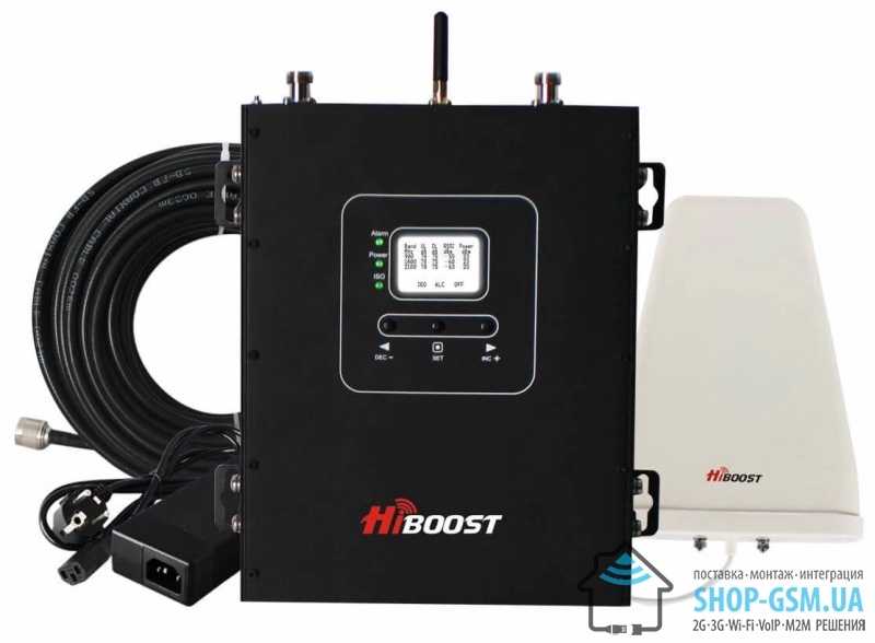 GSM/3G/LTE репітер Hiboost Hi23-3S у комплекті
